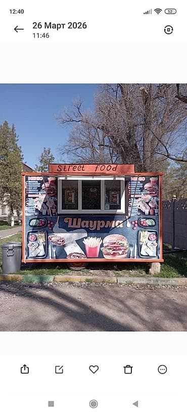 Фастфуд-киоск «Street Food» (шаурма/бургеры) - Компактный киоск at lalafo.kg Фастфуд-киоск «Street Food» (шаурма/бургеры) - Компактный киоск