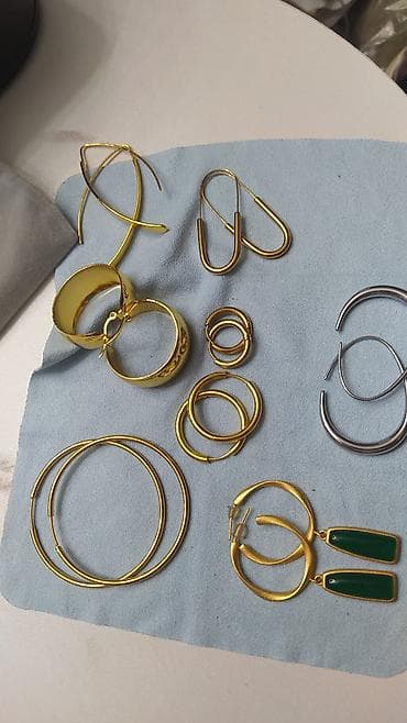 Шармдары: Набор украшений в современном минималистичном стиле,разных размеров и lalafo.kg да — 9 Шармдары: Набор украшений в современном минималистичном стиле,разных размеров и — 9