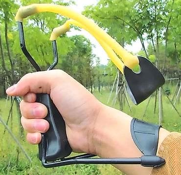 Рогатка с упором на запястье - Конструкция с распоркой-упором на at lalafo.kg Рогатка с упором на запястье - Конструкция с распоркой-упором на