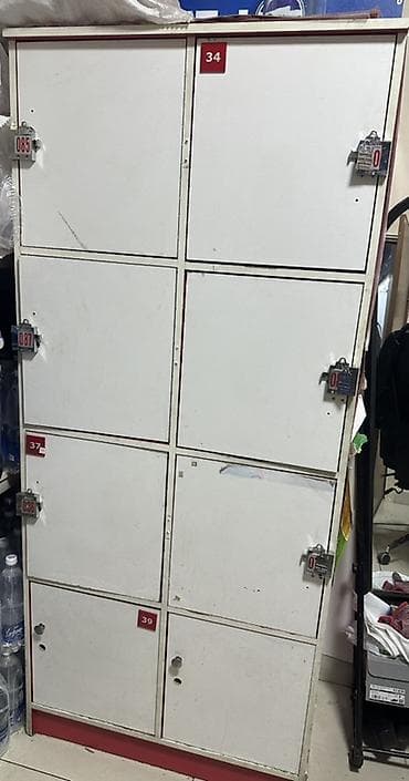 Шкаф для раздевалки, Б/у, Дерево, Самовывоз at lalafo.kg Шкаф для раздевалки, Б/у, Дерево, Самовывоз