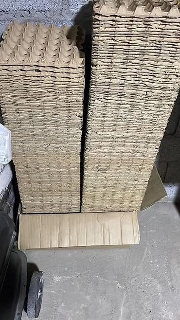 Лотки для яиц из формованного картона (пульпа), цвет крафт. - at lalafo.kg Лотки для яиц из формованного картона (пульпа), цвет крафт. -