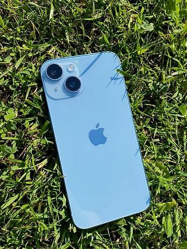 IPhone 14 Plus, Б/у, 128 ГБ, Голубой, Наушники, Зарядное устройство, Защитное стекло, 85 % at lalafo.kg IPhone 14 Plus, Б/у, 128 ГБ, Голубой, Наушники, Зарядное устройство, Защитное стекло, 85 %