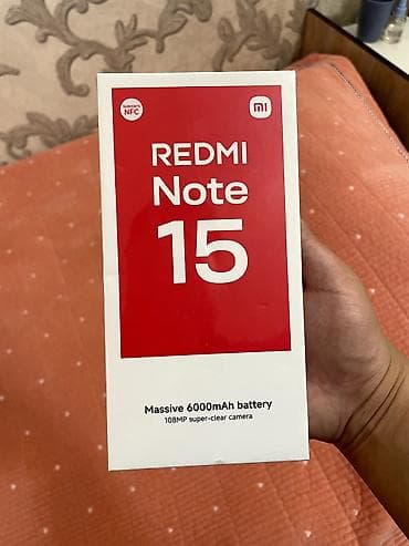 Redmi, Redmi Note 15, Новый, 128 ГБ, цвет - Фиолетовый, 2 SIM at lalafo.kg Redmi, Redmi Note 15, Новый, 128 ГБ, цвет - Фиолетовый, 2 SIM