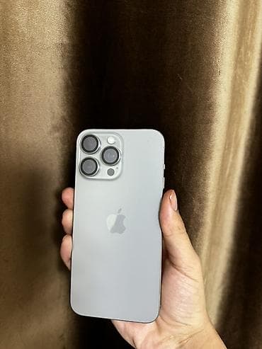 IPhone 15 Pro Max, Б/у, 256 ГБ, Natural Titanium, Чехол, 88 % at lalafo.kg IPhone 15 Pro Max, Б/у, 256 ГБ, Natural Titanium, Чехол, 88 %