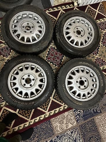 Колеса в сборе 195 / 65 / R 15, Зима, Б/у, Комплект, Легковые, Литые, отверстий - 5 at lalafo.kg Колеса в сборе 195 / 65 / R 15, Зима, Б/у, Комплект, Легковые, Литые, отверстий - 5