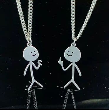 Забавная подвеска Stickman, креативное украшение at lalafo.kg Забавная подвеска Stickman, креативное украшение