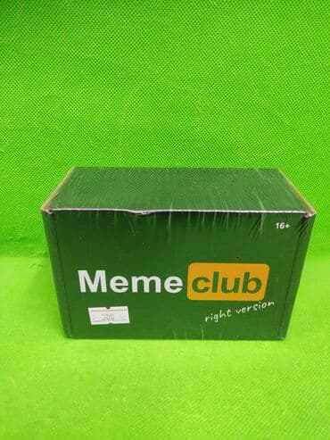 Настольная игра Meme Club — right version (16+) Тип: партийная at lalafo.kg Настольная игра Meme Club — right version (16+) Тип: партийная