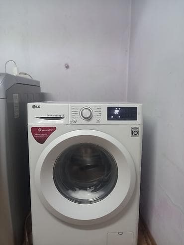 Стиральная машина LG с фронтальной загрузкой, Inverter Direct Drive at lalafo.kg Стиральная машина LG с фронтальной загрузкой, Inverter Direct Drive