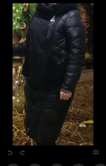 Очень теплая зимняя куртка 46-48 разм. Немного ниже колена. Состояние at lalafo.kg Очень теплая зимняя куртка 46-48 разм. Немного ниже колена. Состояние