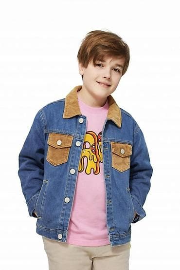 Жамгыр өткөрбөс курткалар: ☘️Куртки осенние для мальчиков Ткань: джинсовая Расцветки: черный, в lalafo.kg да — 2 Жамгыр өткөрбөс курткалар: ☘️Куртки осенние для мальчиков Ткань: джинсовая Расцветки: черный, в — 2