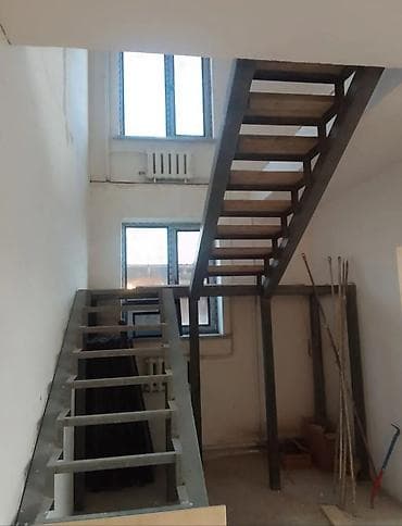 Металлическая лестница Для дома, Форма лестницы: Прямая at lalafo.kg Металлическая лестница Для дома, Форма лестницы: Прямая