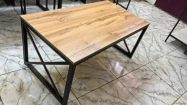 Бычуучу столдор: Журнальный стол в стиле лофт Журнальный столик размеры длина 1.20 см lalafo.kg да — 2 Бычуучу столдор: Журнальный стол в стиле лофт Журнальный столик размеры длина 1.20 см — 2