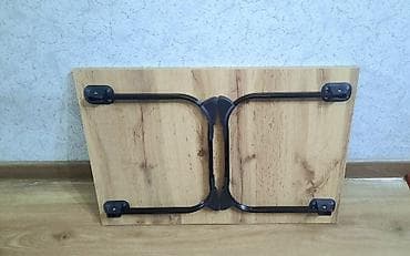 Складной стол для ноутбука, Новый, цвет - Коричневый at lalafo.kg Складной стол для ноутбука, Новый, цвет - Коричневый