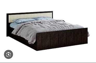 Двуспальная кровать, Б/у, Каркас без матраса, длина - 200 см at lalafo.kg Двуспальная кровать, Б/у, Каркас без матраса, длина - 200 см