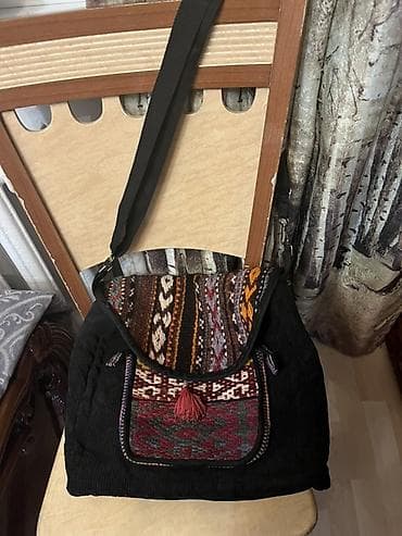 Сумка через плечо с этно-орнаментом - Материал: плотная ткань at lalafo.kg Сумка через плечо с этно-орнаментом - Материал: плотная ткань