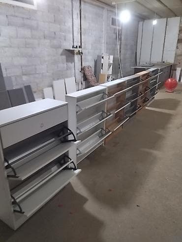 Тумба и подставка для обуви, Новый, Другой материал, цвет - Белый at lalafo.kg Тумба и подставка для обуви, Новый, Другой материал, цвет - Белый