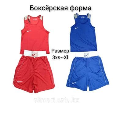 Боксерская форма (костюм для ринга): майка + шорты. Боксерская форма at lalafo.kg Боксерская форма (костюм для ринга): майка + шорты. Боксерская форма