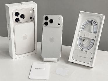IPhone 17 Pro Max, Новый, 1 ТБ, Серебристый, Кабель at lalafo.kg IPhone 17 Pro Max, Новый, 1 ТБ, Серебристый, Кабель