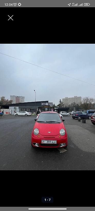 Daewoo Matiz: 2001 г., 0.8 л, Механика, Бензин, Хэтчбэк at lalafo.kg Daewoo Matiz: 2001 г., 0.8 л, Механика, Бензин, Хэтчбэк