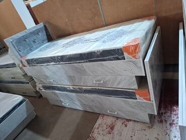 Односпальная кровать, Новый, С матрасом, длина - 200 см at lalafo.kg Односпальная кровать, Новый, С матрасом, длина - 200 см