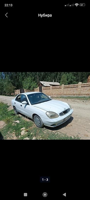 Daewoo Nubira: 1999 г., 1.5 л, Механика, Бензин, Седан at lalafo.kg — 3 Daewoo Nubira: 1999 г., 1.5 л, Механика, Бензин, Седан — 3