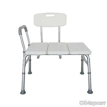 Стул-скамейка со спинкой и поручнем Титан Стул-скамейка душевой at lalafo.kg Стул-скамейка со спинкой и поручнем Титан Стул-скамейка душевой