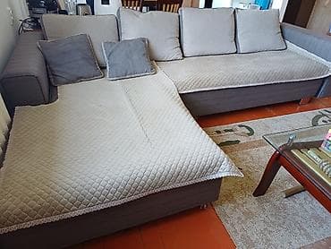 Угловой диван, C подушками at lalafo.kg Угловой диван, C подушками