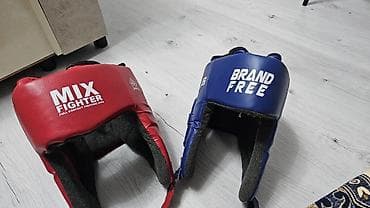 Защитные боксерские шлемы для единоборств (2 шт.) - Модели: красный at lalafo.kg Защитные боксерские шлемы для единоборств (2 шт.) - Модели: красный