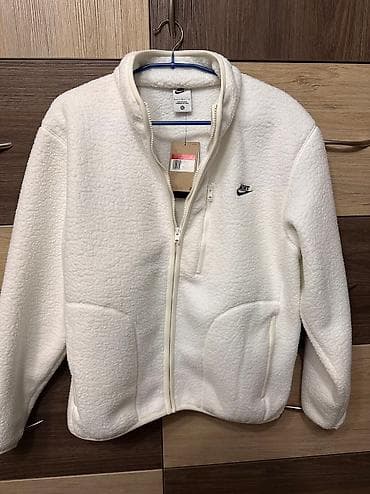 Мужская куртка, L, Nike, Новый, цвет - Белый, Самовывоз at lalafo.kg Мужская куртка, L, Nike, Новый, цвет - Белый, Самовывоз