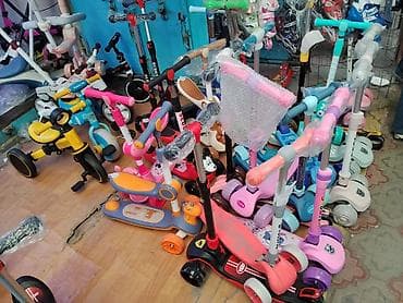 Детский самокат, Трёхколёсный at lalafo.kg Детский самокат, Трёхколёсный