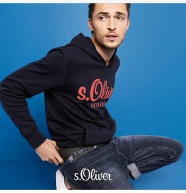 Толстовка с начесом бренда s.Oliver at lalafo.kg Толстовка с начесом бренда s.Oliver