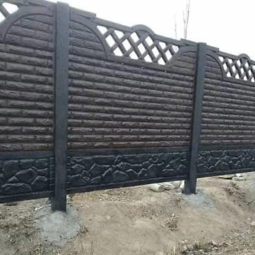 Еврозабор из железобетонных панелей Описание: - Секции из прочного at lalafo.kg — 5 Еврозабор из железобетонных панелей Описание: - Секции из прочного — 5