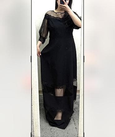 1) длинное платье-был один выход-2000с Размер-52 2)бархатное платье at lalafo.kg 1) длинное платье-был один выход-2000с Размер-52 2)бархатное платье