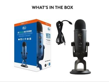 Погрузитесь в темноту чистого звука с Blue Yeti Blackout. Это at lalafo.kg Погрузитесь в темноту чистого звука с Blue Yeti Blackout. Это