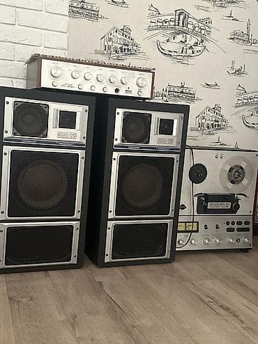 Винтажный комплект аудиотехники СССР + большая подборка магнитофонных at lalafo.kg Винтажный комплект аудиотехники СССР + большая подборка магнитофонных
