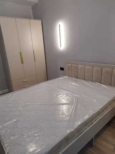 Двуспальная кровать, С ящиком для хранения, длина - 200 см at lalafo.kg Двуспальная кровать, С ящиком для хранения, длина - 200 см