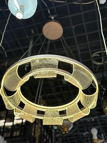 Подвесной светильник (люстра) современного дизайна - Тип: круговой at lalafo.kg — 1 Подвесной светильник (люстра) современного дизайна - Тип: круговой — 1