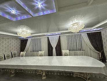 Комплект штор, Блэкаут, С ламбрекеном, Изготовление на заказ, Для зала at lalafo.kg Комплект штор, Блэкаут, С ламбрекеном, Изготовление на заказ, Для зала