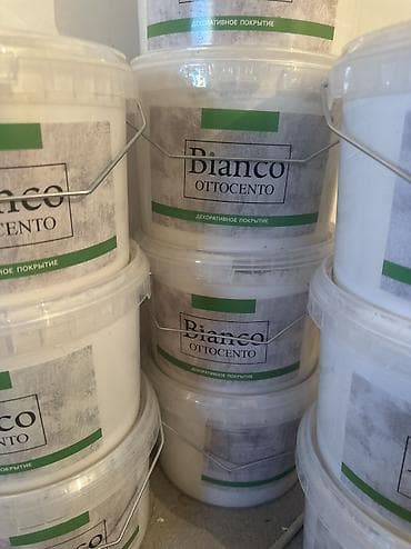 Декоративное покрытие Bianco Ottocento — цвет Белый жемчуг. Адрес: г lalafo.kg да Декоративное покрытие Bianco Ottocento — цвет Белый жемчуг. Адрес: г