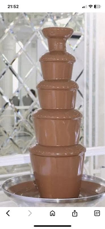 Шоколадный фонтан многоярусный - Классическая каскадная конструкция at lalafo.kg Шоколадный фонтан многоярусный - Классическая каскадная конструкция