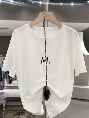 Футболка, Классическая модель, Хлопок, Новый, M at lalafo.kg Футболка, Классическая модель, Хлопок, Новый, M