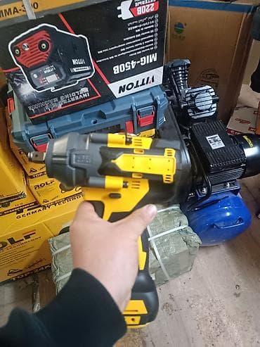 Аккумуляторный ударный гайковерт (бесщеточный) Комплектация: - at lalafo.kg Аккумуляторный ударный гайковерт (бесщеточный) Комплектация: -