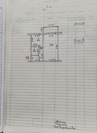 1 комната, 32 м², 104 серия, 1 этаж at lalafo.kg 1 комната, 32 м², 104 серия, 1 этаж