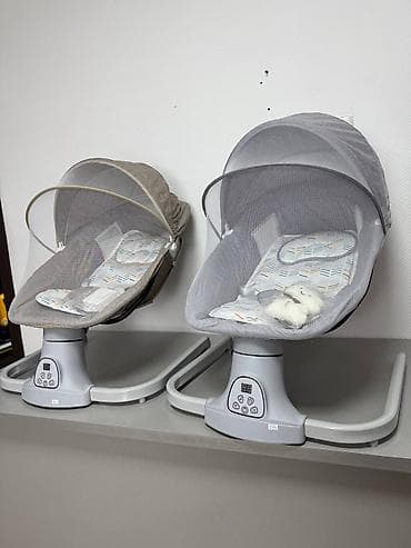 Электронные шезлонги-качалки для малышей - Автоматическое укачивание at lalafo.kg Электронные шезлонги-качалки для малышей - Автоматическое укачивание