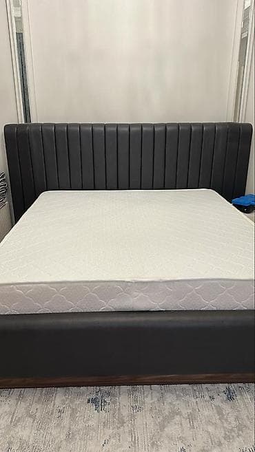 Спальный гарнитур в современном стиле, с вертикальной рифлёной lalafo.kg да — 3 Спальный гарнитур в современном стиле, с вертикальной рифлёной — 3