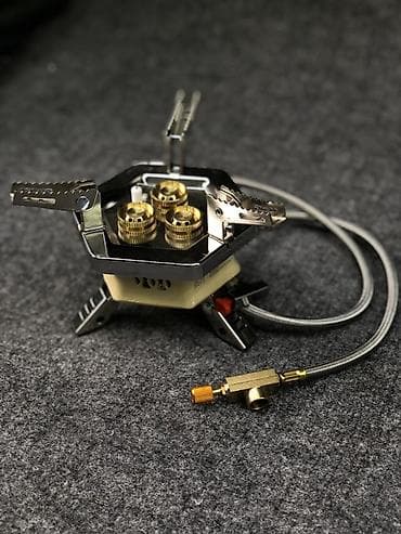 Портативная газовая горелка для кемпинга/туризма с выносным шлангом at lalafo.kg Портативная газовая горелка для кемпинга/туризма с выносным шлангом