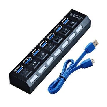 Хаб USB 3.0 to 7*USB 3.0 Арт. 1930 USB 3.0 разветвитель снабжен at lalafo.kg Хаб USB 3.0 to 7*USB 3.0 Арт. 1930 USB 3.0 разветвитель снабжен