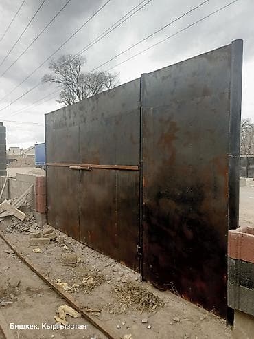 Металлические ворота под заказ — изготовление и монтаж - Тип at lalafo.kg — 1 Металлические ворота под заказ — изготовление и монтаж - Тип — 1
