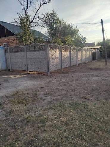 Кирпичные заборы: Панельный железобетонный забор “под камень” - Материал: армированный at lalafo.kg — 1 Кирпичные заборы: Панельный железобетонный забор “под камень” - Материал: армированный — 1