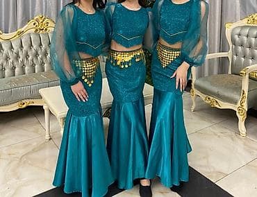 Бальное платье, Длинная модель, цвет - Зеленый, XS, XL, В наличии at lalafo.kg Бальное платье, Длинная модель, цвет - Зеленый, XS, XL, В наличии